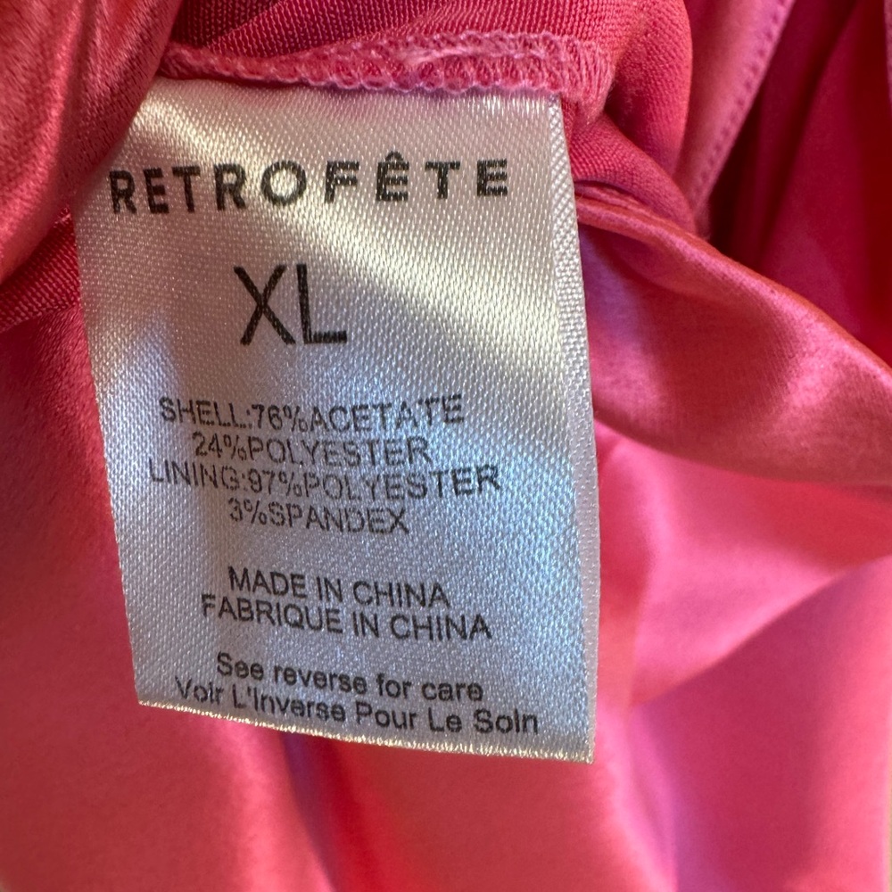 Retrofete Rosa Dress in Pink Size XL - Picture 8 of 11